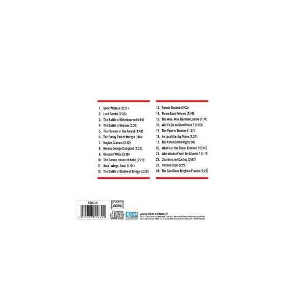 Dunbar, Max , Songs and ballads of the Scottish wars, Musiques du monde, Musique celte, Europe de l'Ouest et du Nord,...