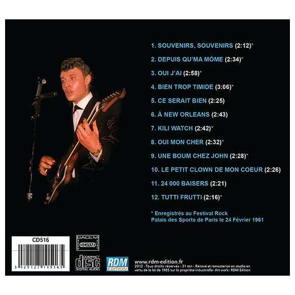 Hallyday, Johnny, Souvenirs, souvenirs au Festival "Rock", Rock français, RDM-Edition, Musique