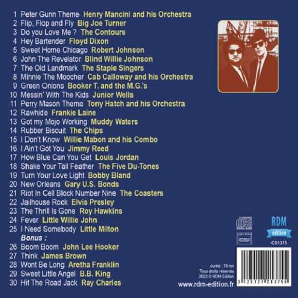 Turner, Big Joe, Johnson, Robert, Johnson, Blind Willie, Waters, Muddy, Reed, Jimmy, Presley, Elvis, Hooker, John Lee,...