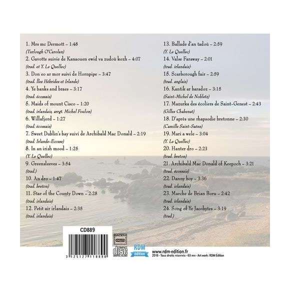 Jacotin, Martine, Le Quellec, Yvon, Jacotin, Nicolas, Wack, Sylvain, Vent de Noroît - Les plus belles mélodies celtiques...