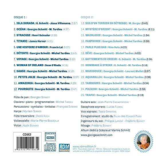 Schmitt, Georges, Voyage sur un air de flûte de pan, Relaxation & new age, Instrumental, RDM-Edition, Musique