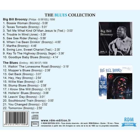 Broonzy, Big Bill, Walkin' The Lonesome Road, Blues, RDM-Edition, Musique