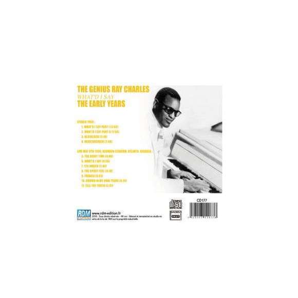 Charles, Ray, What'd I say, Blues, RDM-Edition, Musique