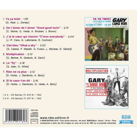Cara, Jean-Paul, Ya ya twist - Collection Rock Français, Rock français, RDM-Edition, Musique