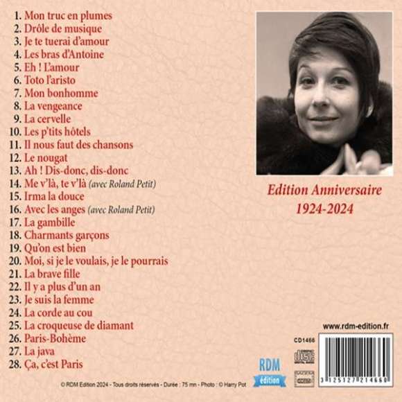 Jeanmaire, Zizi, Zizi Jeanmaire : édition anniversaire 100 ans, Variétés françaises, RDM-Edition, Musique