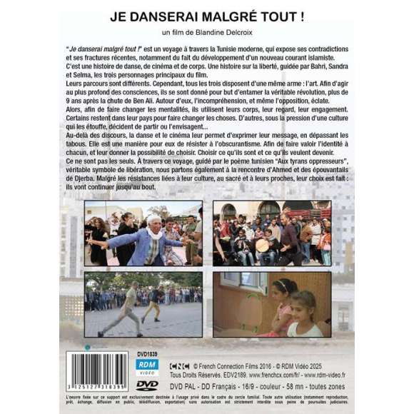 DVD - Film de Blandine Delcroix en DVD Je danserai malgré tout !