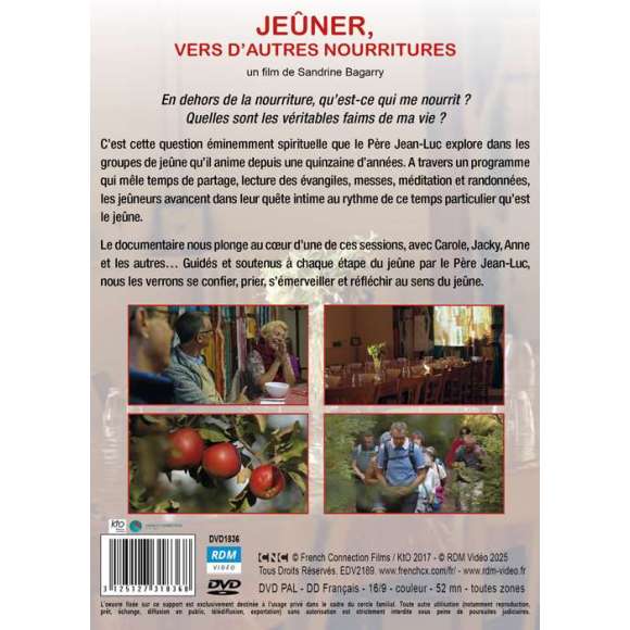 DVD - Film de Sandrine Bagarry en DVD Jeûner, vers d'autres nourritures