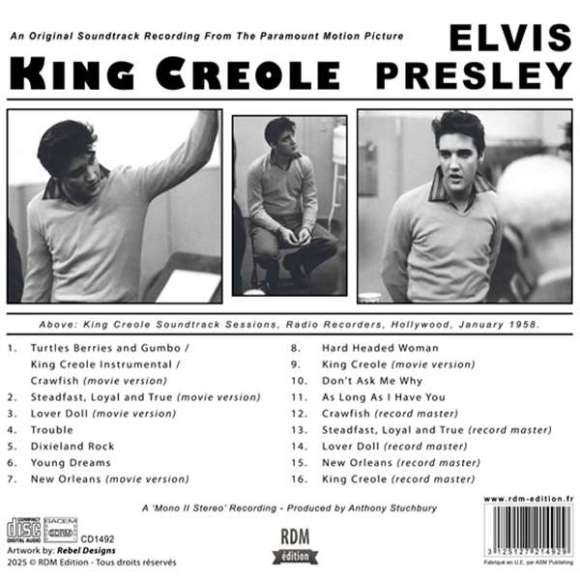 Presley, Elvis, King Creole - Mono II Stereo (CD), Variétés internationales, BOF & OST, Comédies musicales, Rock,...