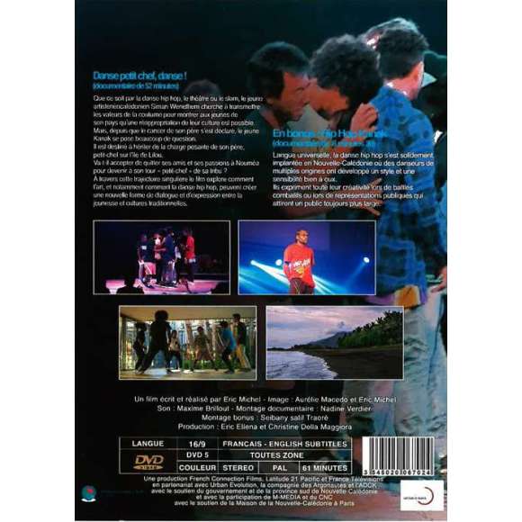 DVD - Film de Eric Michel en DVD Hip Hop en Nouvelle Calédonie