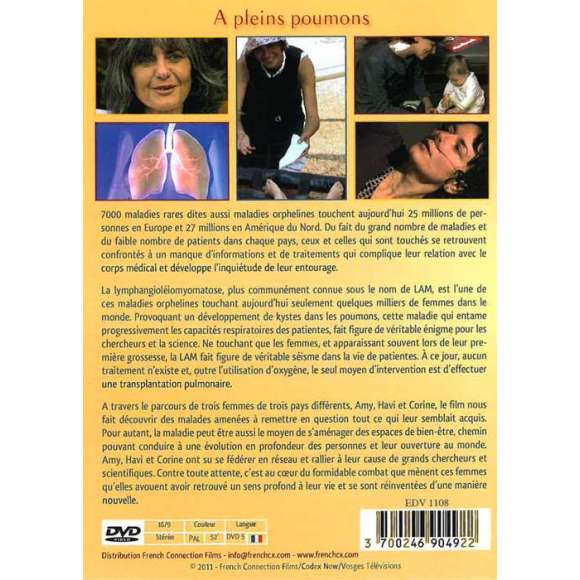 DVD - Film de Guillaume De Ginestel, George Crawford en DVD A plein poumons