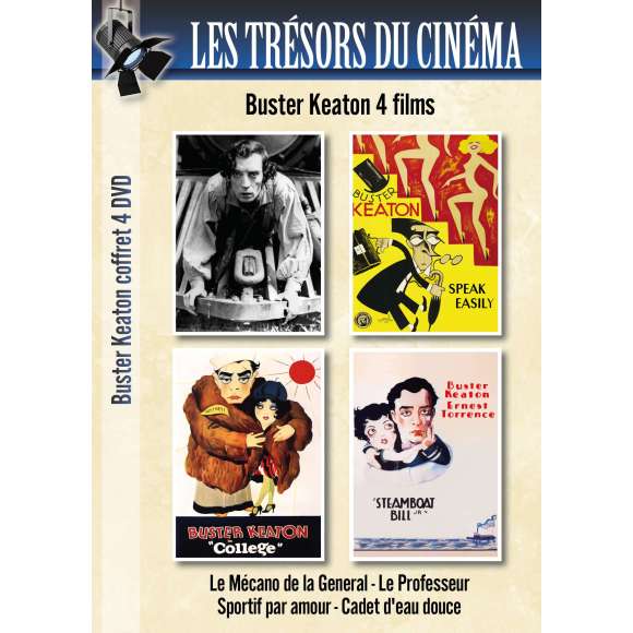 DVD - Film de Buster Keaton, Edward Sedgwick, Donald Crisp, James W. Horne, Charles Reisner en DVD Buster Keaton 4 films -...