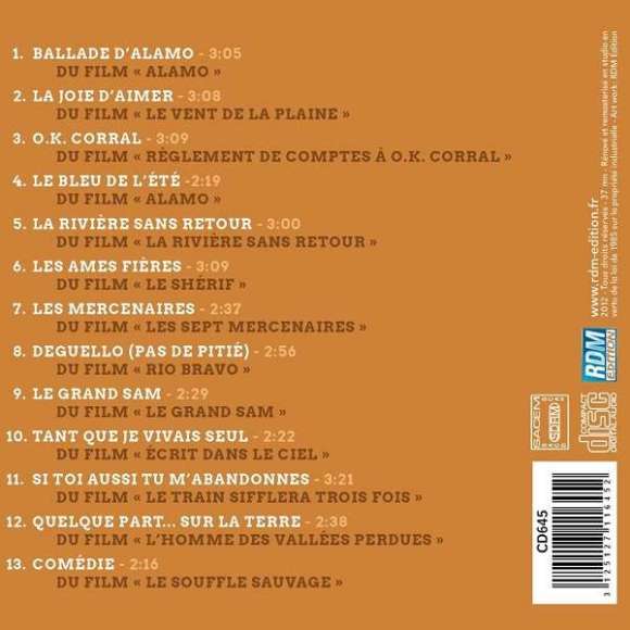 Jackson et son orchestre, Western party, BOF & OST, RDM-Edition, Musique