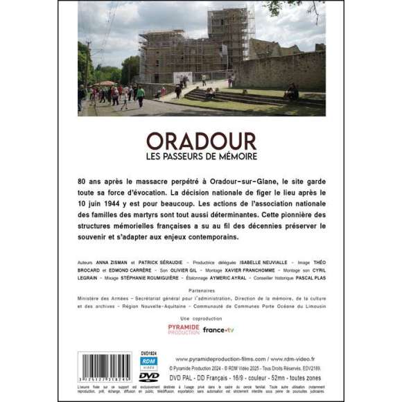 DVD - Film de Patrick Séraudie en DVD Oradour - Les passeurs de mémoire