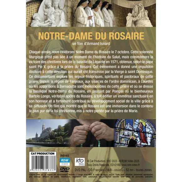 DVD - Film de Armand Isnard en DVD Notre-Dame du Rosaire