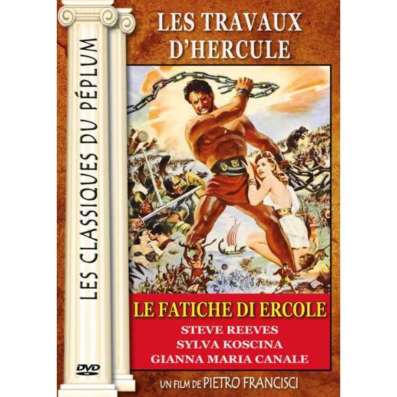 DVD - Film de Pietro Francisci, Mario Bava en DVD Travaux d'Hercule (Les) - Les Classiques du Péplum