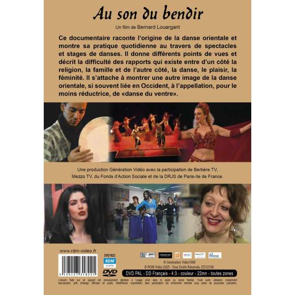 DVD - Film de Bernard Louargant en DVD Au son du bendir