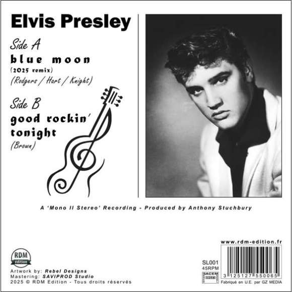 Presley, Elvis, Blue Moon, Good Rockin' Tonight (vinyle + CD), Variétés internationales, Rock, RDM-Edition, Musique