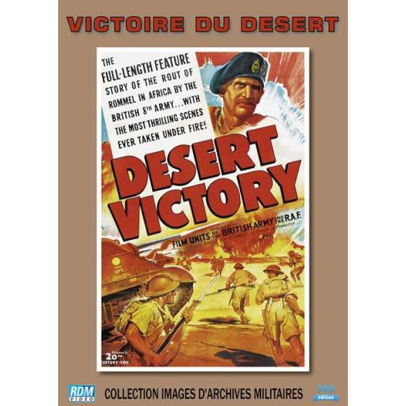 DVD - Film de Roy Boulting, David MacDonald en DVD Collection images d'archives militaires - Victoire du désert