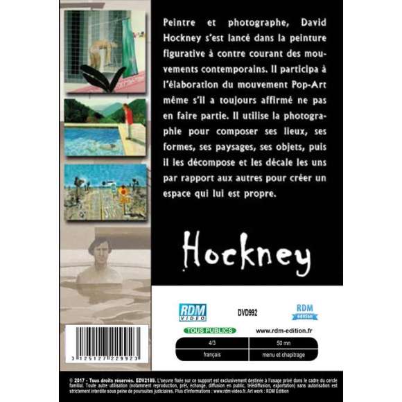DVD - Film de  en DVD Collection les grands peintres - David Hockney