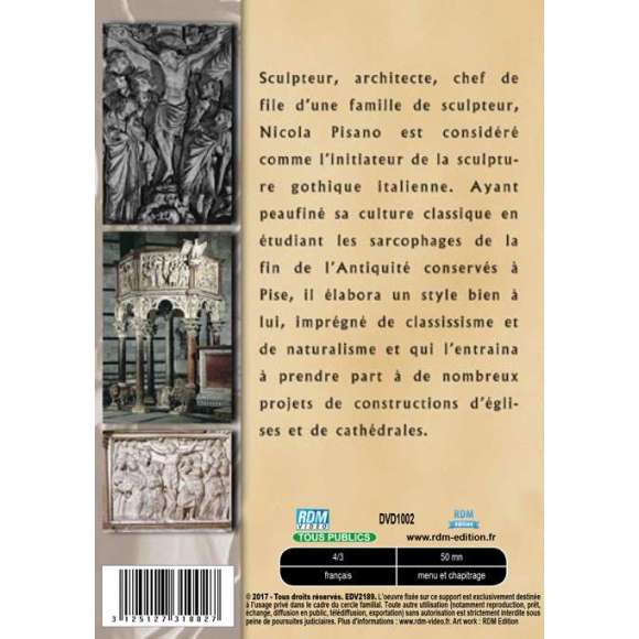 DVD - Film de  en DVD Collection les grands sculpteurs - Nicola Pisano
