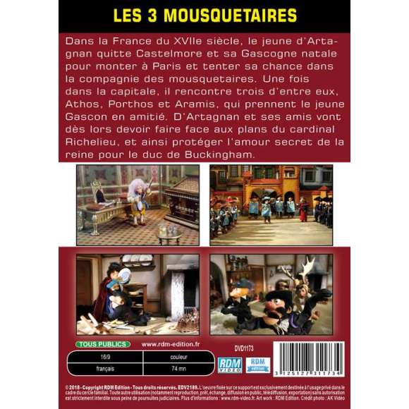 DVD - Film de Janis Cimermanis en DVD Collection les maîtres de l'animation lettone - Janis Cimermanis - Les trois...