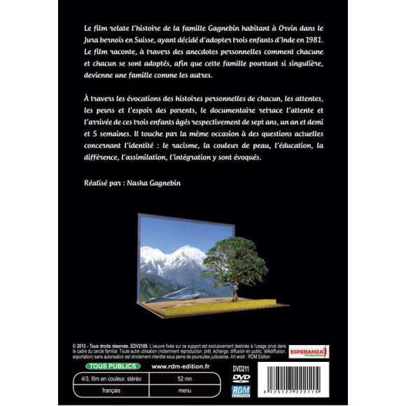 DVD - Film de Nasha Gagnebin en DVD Comment j'ai adopté mes parents