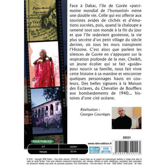 DVD - Film de Georges Courrèges en DVD Découverte de l'Afrique - Le Sénégal - L'Île de Gorée