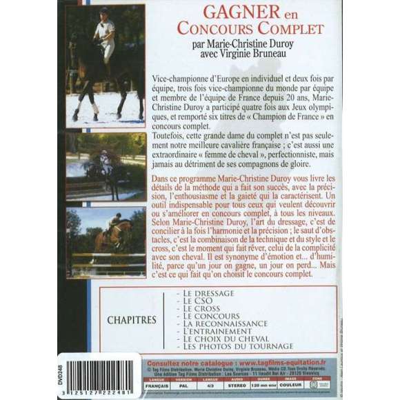 DVD - Film de  en DVD Gagner en concours complet