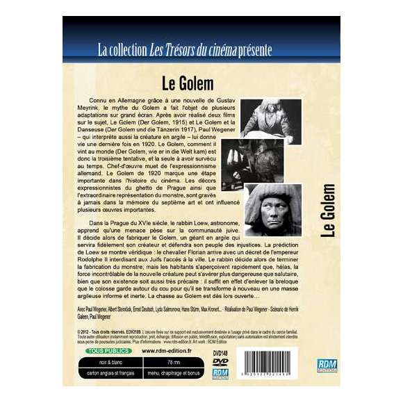 DVD - Film de Paul Wegener, Carl Boese en DVD Golem (Le)