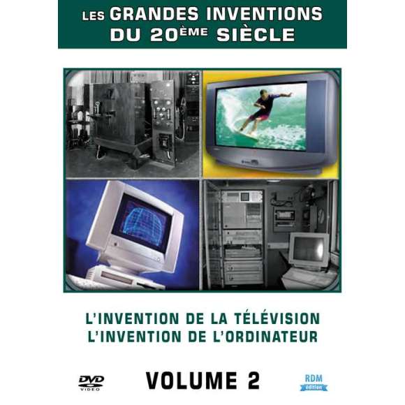 DVD - Film de  en DVD Grandes Inventions (Les) - Volume 2 - L'invention de la télévision - l'invention de l'ordinateur