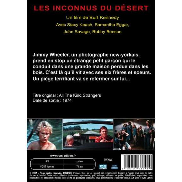 DVD - Film de Burt Kennedy en DVD Inconnus du désert (Les)