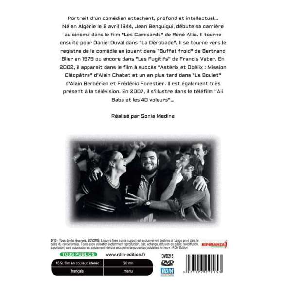 DVD - Film de Sonia Medina en DVD Jean Benguigui - L'excentrique frondeur