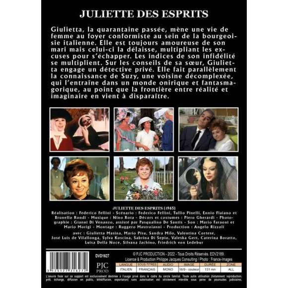 DVD - Film de Federico Fellini en DVD Juliette des esprits - Les trésors du cinéma italien
