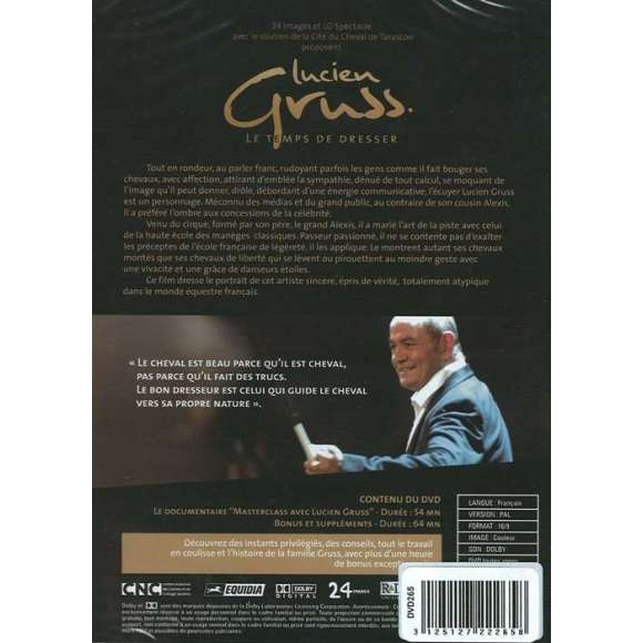 DVD - Film de  en DVD Lucien Gruss - Le temps de dresser