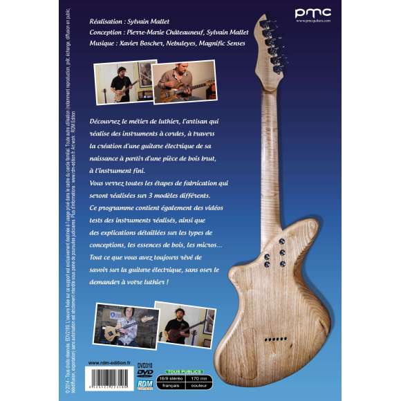 DVD - Film de Sylvain Mallet en DVD Lutherie expliquée (La) - Découvrez le métier de luthier à travers la création...