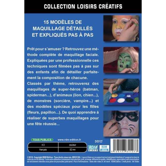 DVD - Film de  en DVD Maquillage en fête - 15 modèles de maquillage détaillés et expliqués pas à pas