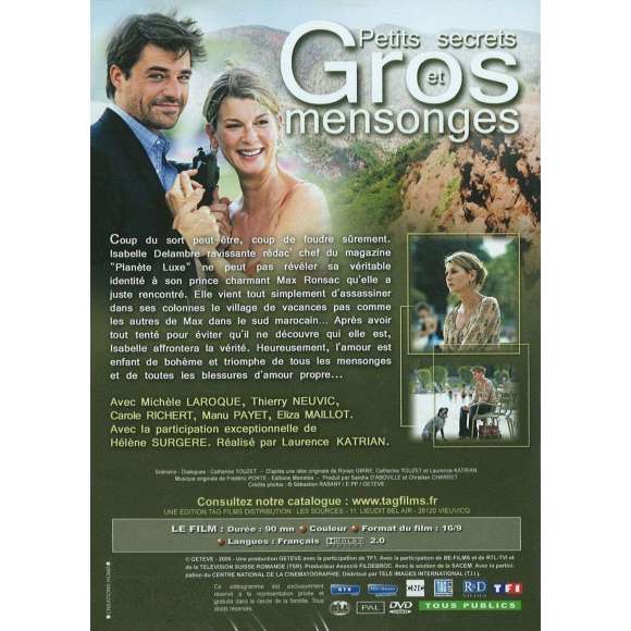 DVD - Film de Laurence Katrian en DVD Petits Secrets et Gros Mensonges