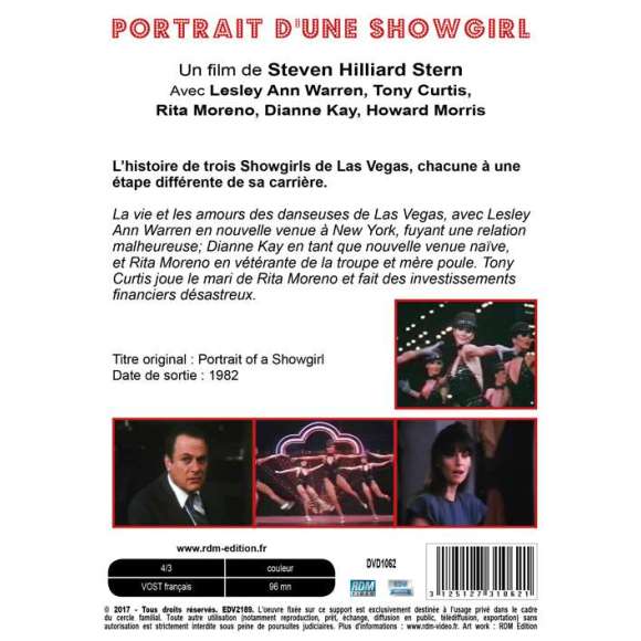 DVD - Film de Steven Hilliard Stern en DVD Portrait d'une showgirl