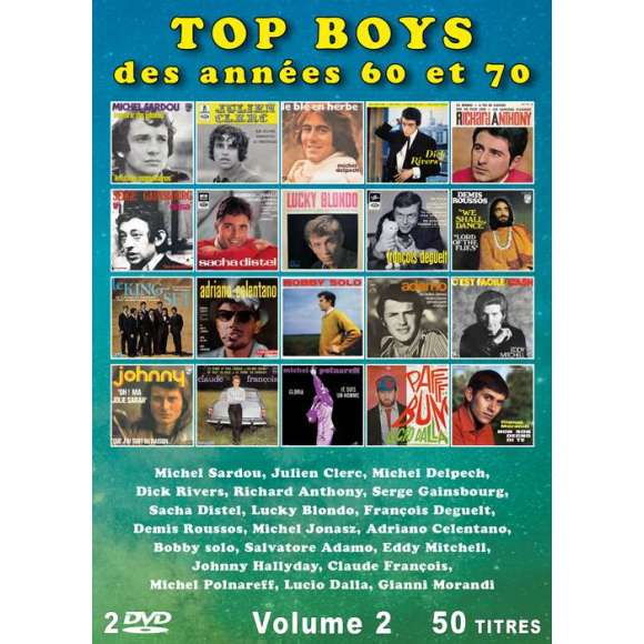 DVD - Film de  en DVD Top Boys des années 60 et 70 - 50 titres - Volume 2