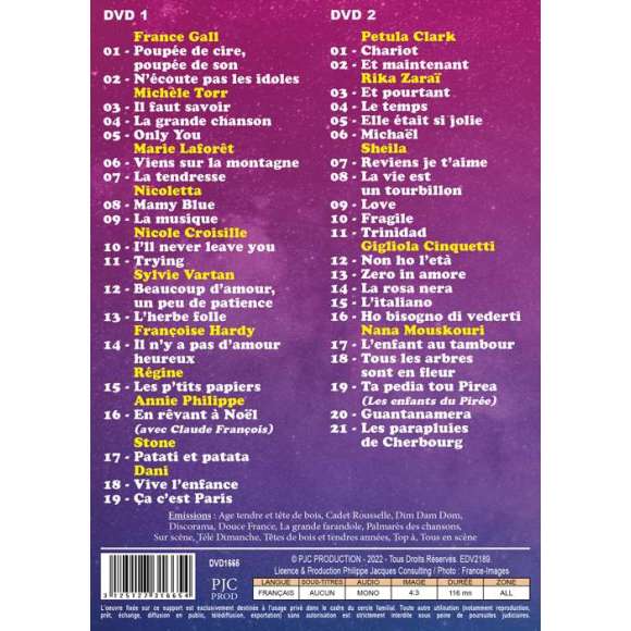 DVD - Film de  en DVD Top Girls des années 60 et 70