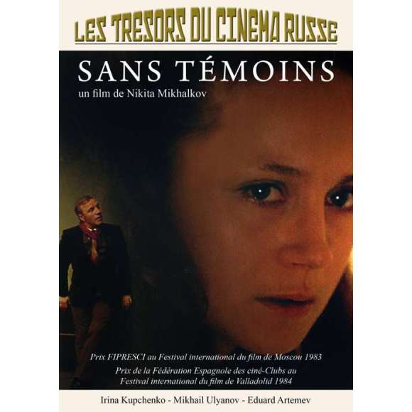 DVD - Film de Nikita Mikhalkov en DVD Trésors du cinéma russe (Les) - Sans témoins