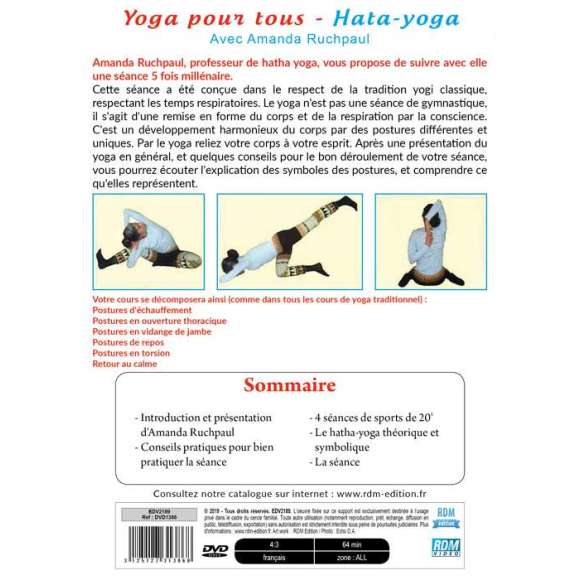 DVD - Film de  en DVD Yoga pour tous - Hata-yoga - Un yoga classique et accessible