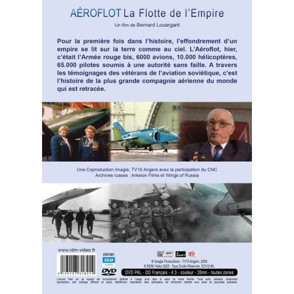 DVD - Film de Bernard Louargant en DVD Aeroflot - La flotte de l'Empire