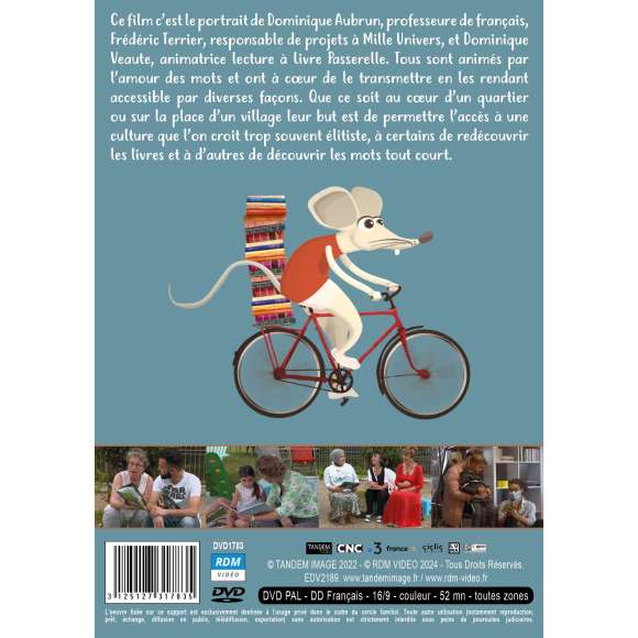 DVD - Film de Marion Dupuis, Marie Roy en DVD Passeurs de mots - L'accès à une culture que l'on croit trop souvent...