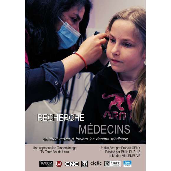 DVD - Film de Marine Villeneuve, Philip Dupuis en DVD Recherche médecins - Un road-movie à travers les déserts médicaux