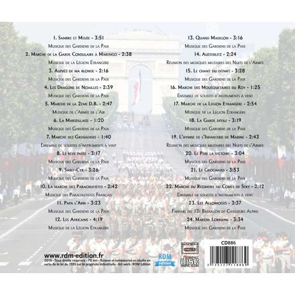 , Grandes Marches Militaires Françaises, Musique de genre, RDM-Edition, Musique