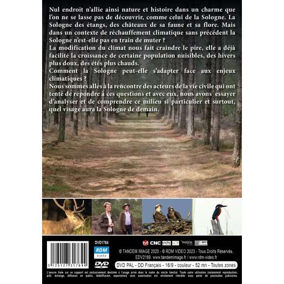 DVD - Film de Laurent Charbonnier et Mathilde Louveau en DVD Sologne sauvage