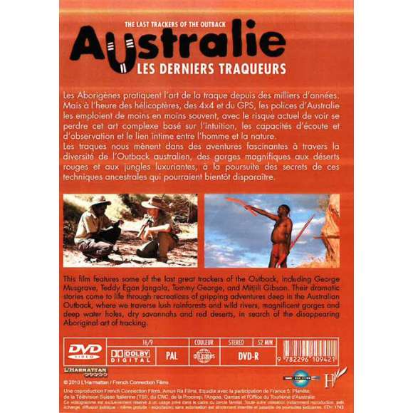 DVD - Film de Eric Ellena, Vanessa Escalante en DVD Australie - Les derniers traqueurs