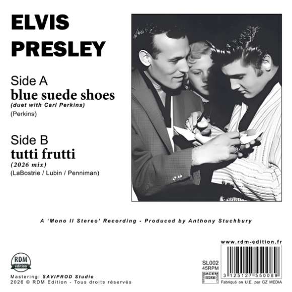 Presley, Elvis, Perkins, Carl, Blue Suede Shoes (duet with Carl Perkins), Tutti Frutti - Mono II Stereo (Vinyle),...