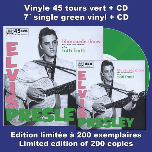 Presley, Elvis, Perkins, Carl, Blue Suede Shoes (duet with Carl Perkins), Tutti Frutti - Mono II Stereo (Vinyle + CD),...